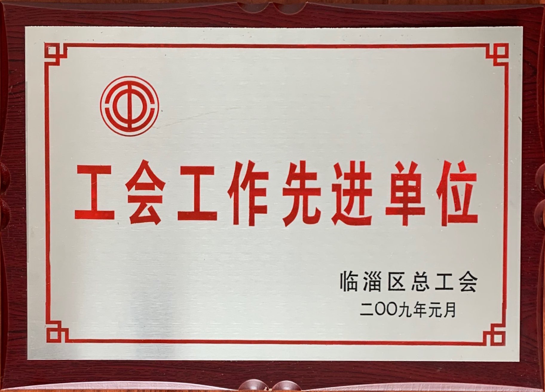 Exemplary organization in trade union work in 2009